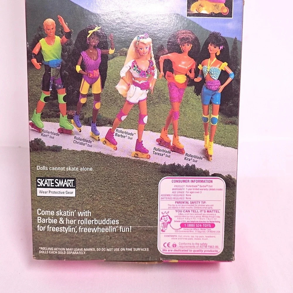 Mattel rollerblade barbie